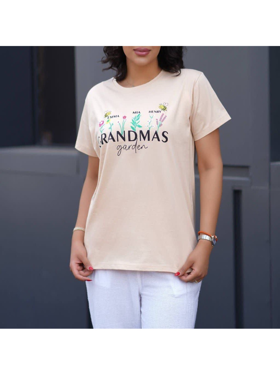 تیشرت چاپی زنانه مدل RANDMAS